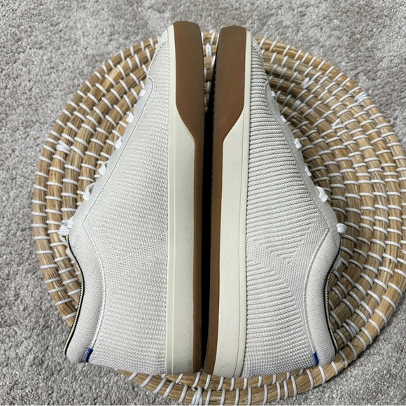 Rothy’s Women’s Lace Up Knit Sneakers Shoes Washable Casual in Vanilla Ivory 10 - Picture 6 of 13